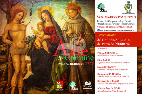 San Marco d’Alunzio – Conferenza stampa presentazione calendario del Parco dei Nebrodi