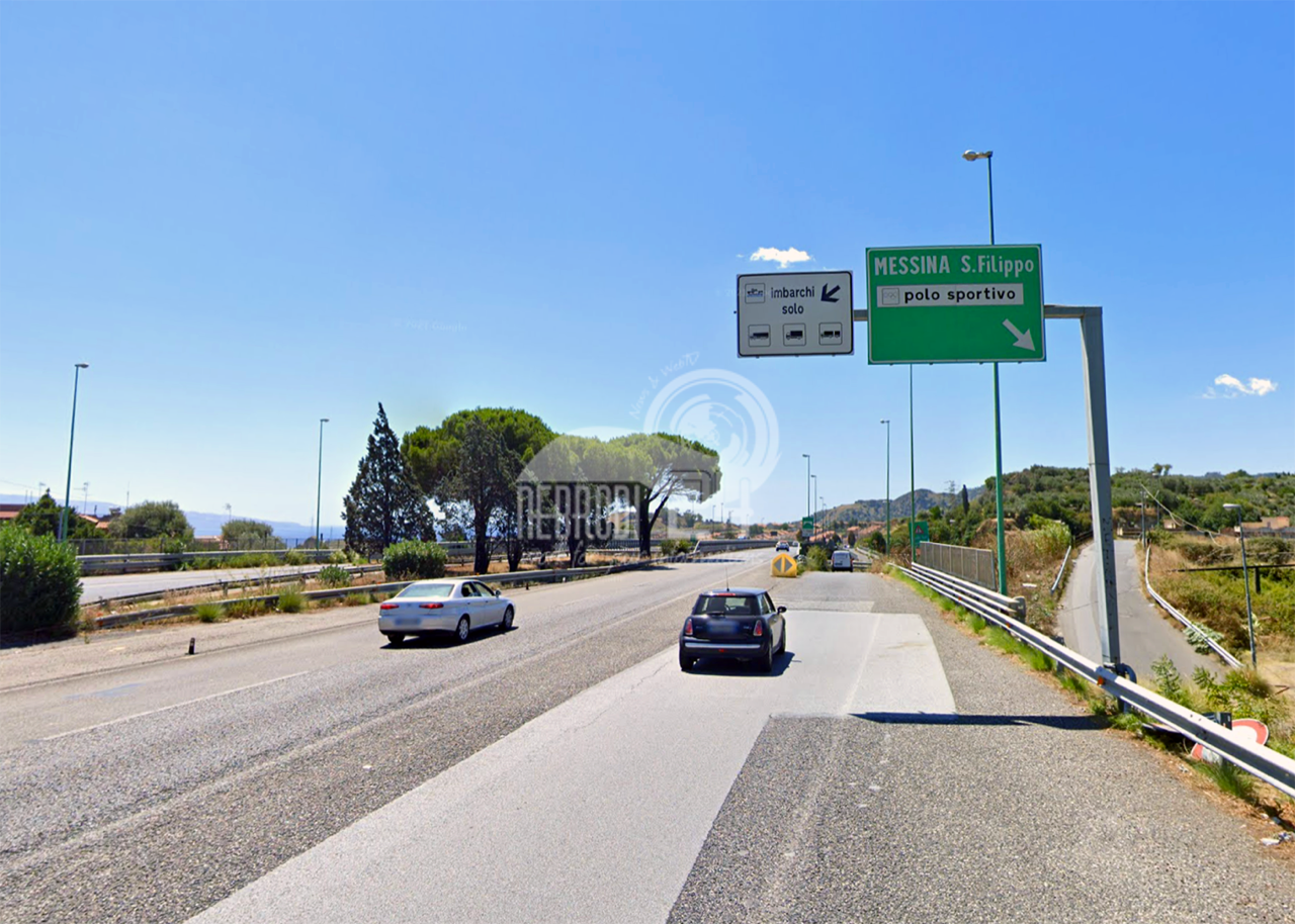 A20 – Tangenziale di Messina: in direzione Catania chiusa l’uscita di San Filippo sino al 2 maggio