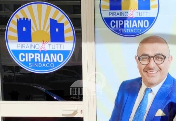 Piraino – Elezioni 2022: l’avvocato Salvatore Cipriano, presenta il simbolo e inaugura la sede elettorale