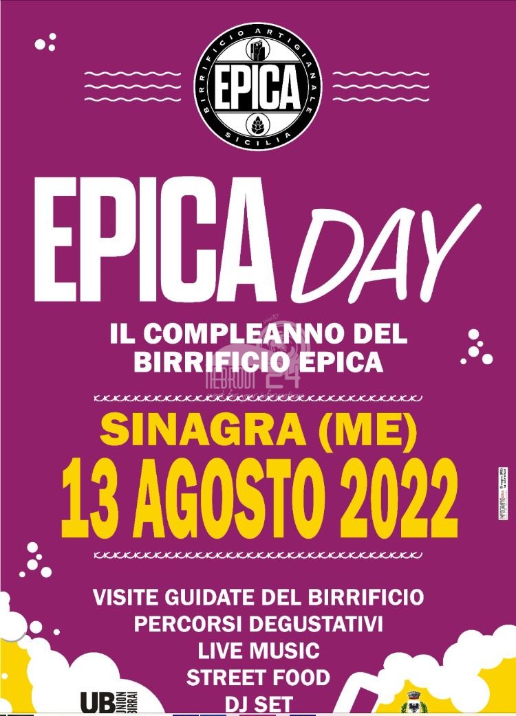 Sinagra – Torna Epica Day, la festa di compleanno del Birrificio Epica