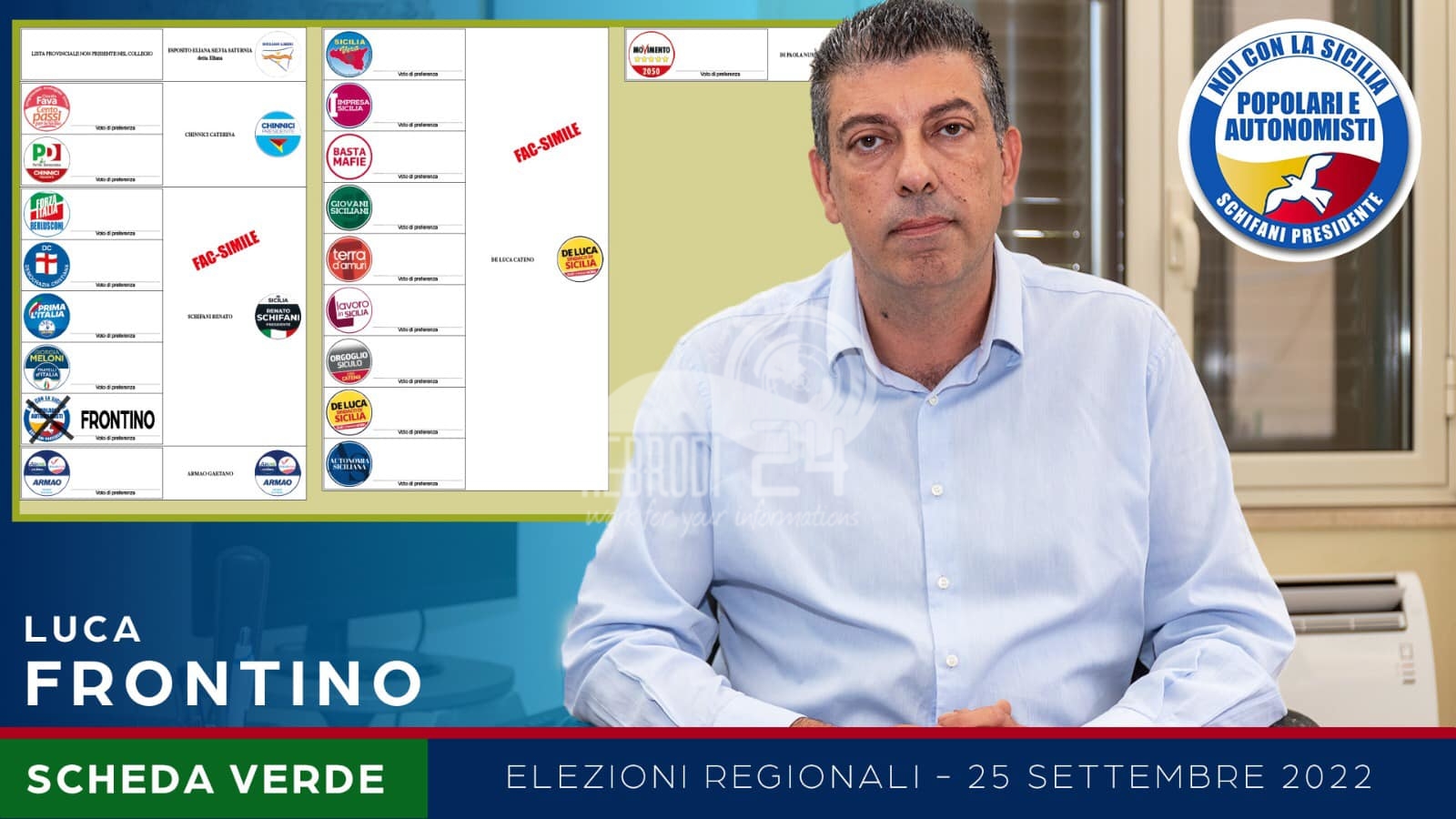 Elezioni Regionali – Il video di Luca Frontino di appello al voto