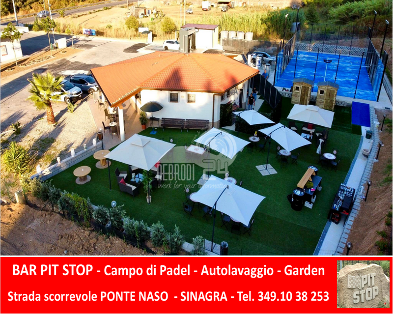 Sinagra – Pit Stop: Bar, Edicola, Rifornimento, Autolavaggio, Campo di Padel e Garden