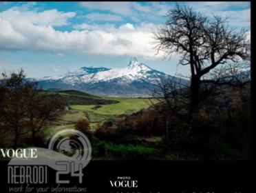Novara Di Sicilia – Vogue sceglie due scatti di Michele Isgro’ con il contrasto della “Rocca” imbiancata della neve
