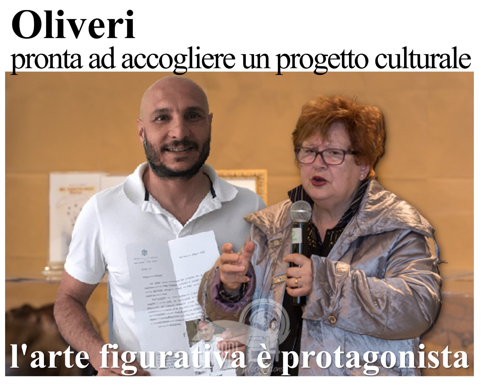 Oliveri – L’amministrazione pronta ad accogliere un progetto culturale in cui l’arte figurativa è protagonista