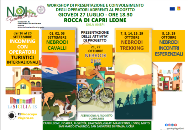 Capri Leone – Ospitalità Diffusa sui Nebrodi, al via la seconda fase, sindaco Grasso: “Ecco le date di tutti gli eventi per il 2023”