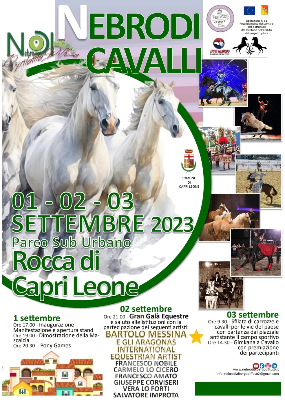 Capri Leone – Ospitalità diffusa, al via la tre giorni di “Nebrodi Cavalli 2023”