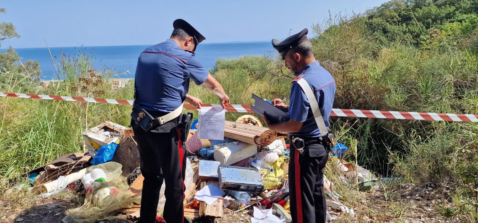 Gioiosa Marea – Gestione non autorizzata di rifiuti. due persone denunciate dai carabinieri.