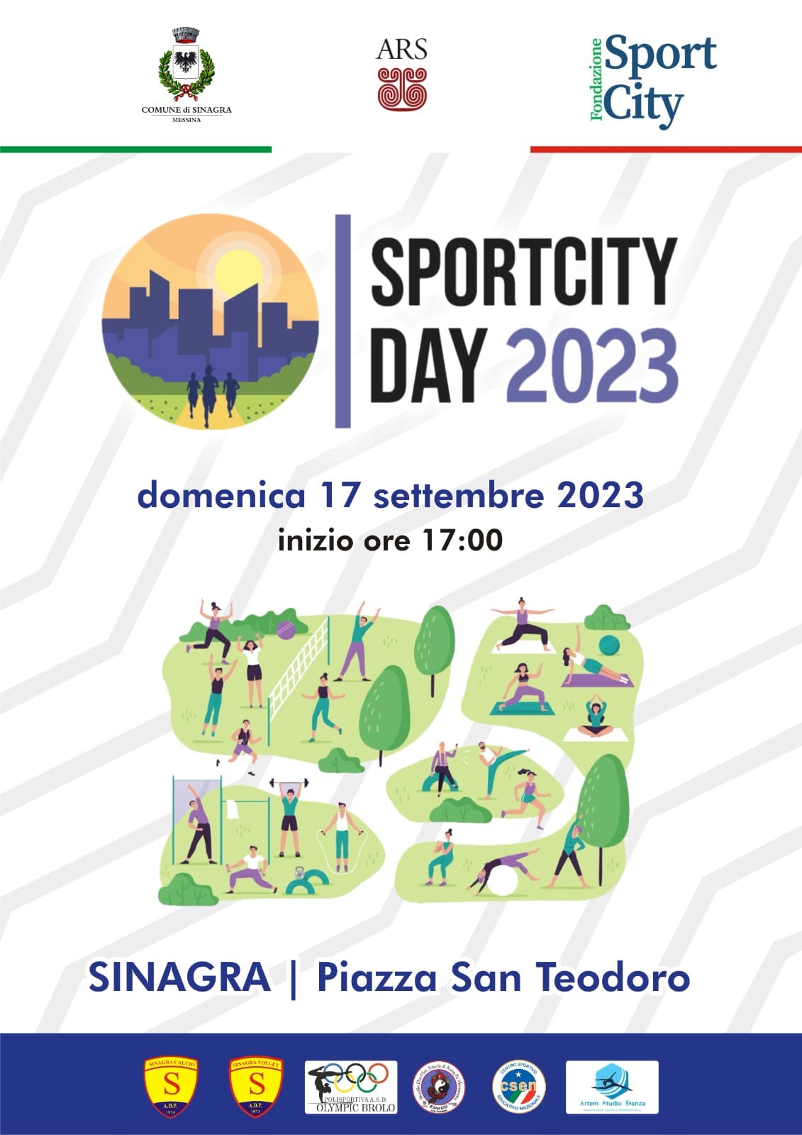 Sinagra – Sport City Day 2023: il comune c’è assieme a 140 città d’Italia e tra le 20 in Sicilia,