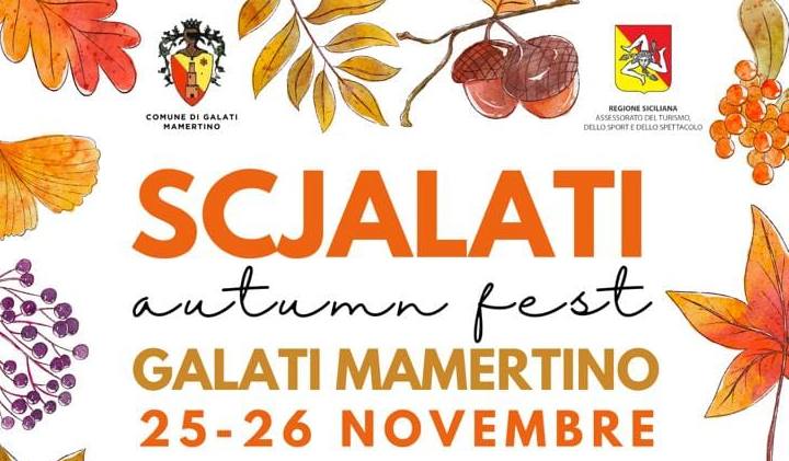Galati Mamertino – Il 25 e 26 novembre c’è Scjalati Autumn Fest