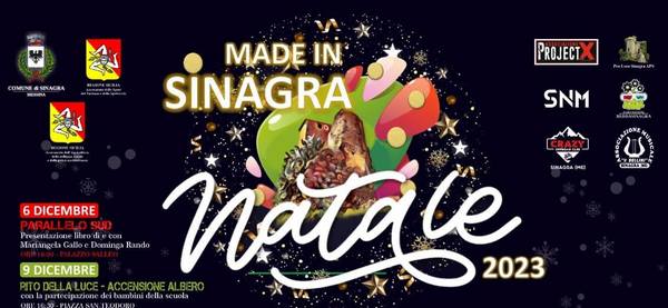 Sinagra – L’Amministrazione Comunale presenta il programma natalizio 2023