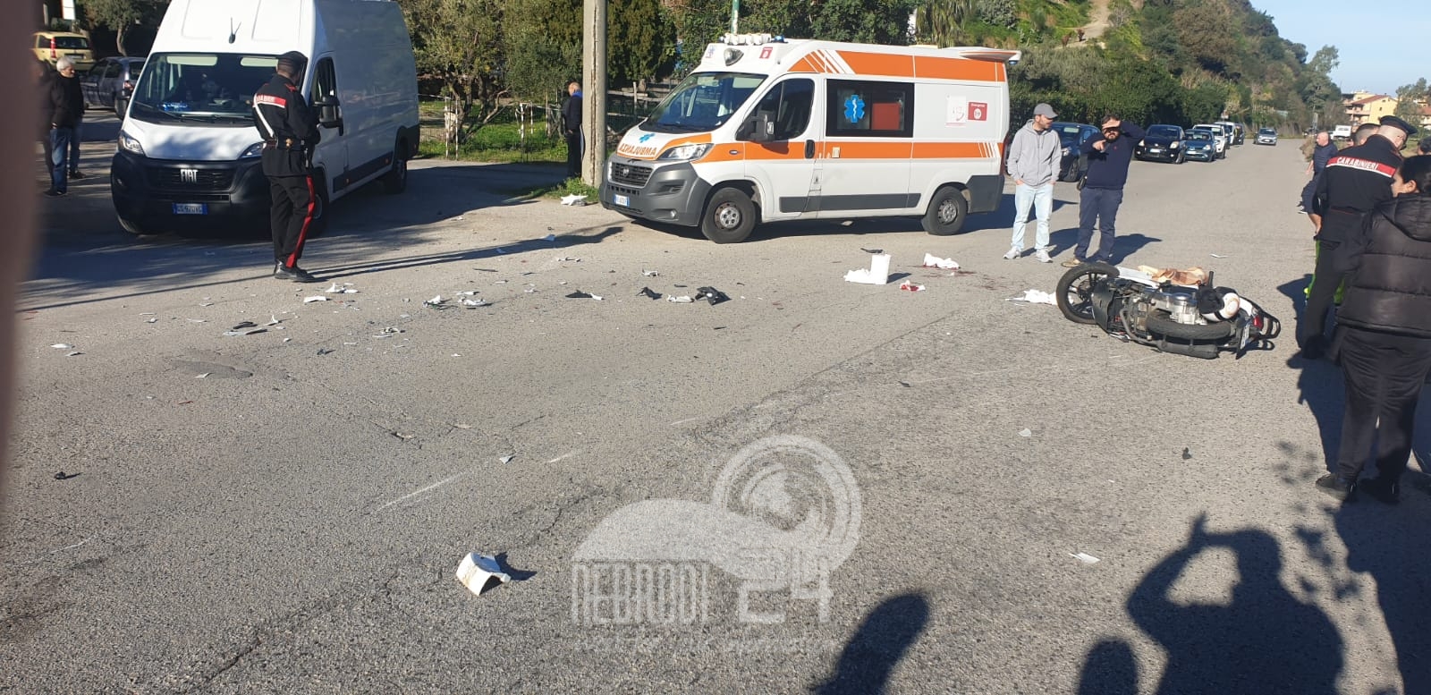Piraino – Incidente stradale, un giovane trasportato con l’elisoccorso a Messina