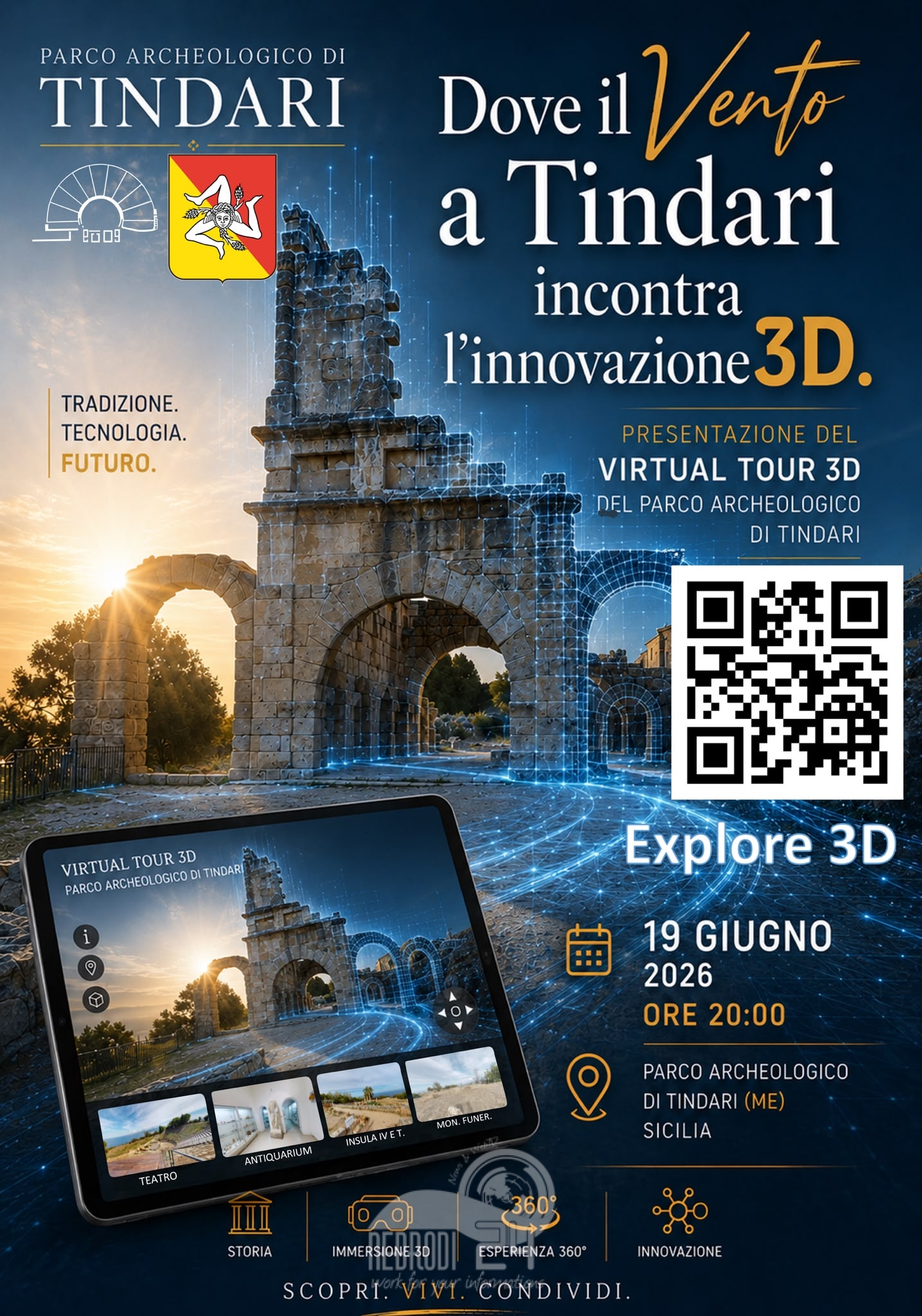 Patti – Archeologia e digitale, al Parco di Tindari arriva il “Virtual Tour”