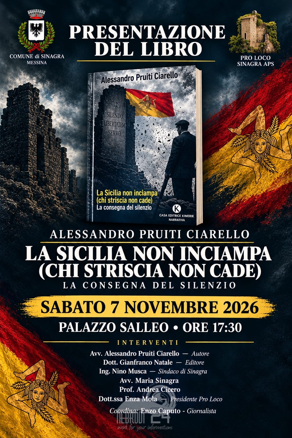 SINAGRA- AL PALAZZO SALLEO LA SICILIA NON INCIAMPA DI ALESSANDRO PRUITI